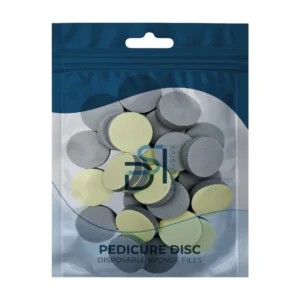 מדבקות־ספוג לפוליש והחלקת כף הרגל 25 יח׳ Ø 25 מ״מ