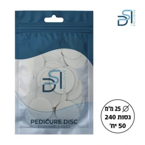 מדבקות שיוף לדיסק גסות שונה 25 מ"מ 240 גריט 50 יח׳