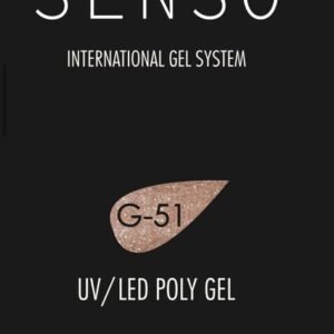 פוליג'ל סנסו G-51 גליטר POLEGEL SENSO 60g