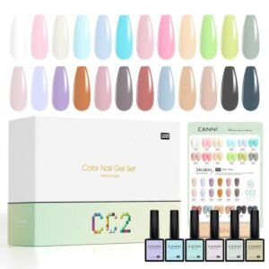 CANNI 30-Bottle Gel Polish Suitcase Set 9 ml Hema Free - SET CC2