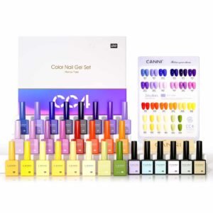 CANNI 30-Bottle Gel Nail Polish Set 9 ml Hema Free - SET CC4