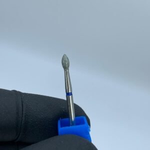 رأس ماسة بيضاوي أزرق