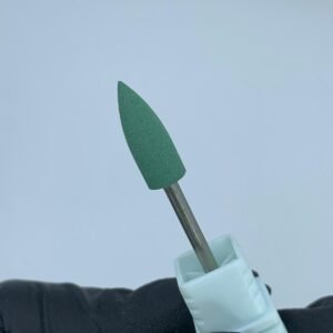 Fine pointed silicone finish head